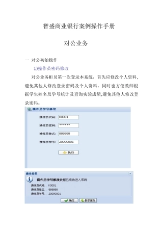 智盛商业银行案例对公