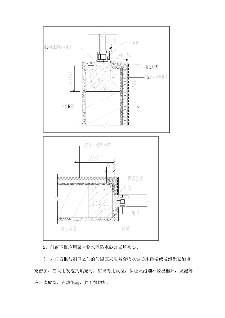 外檐门窗防渗漏专项方案_第2页