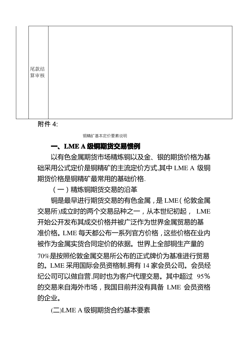进口铜精矿价格审核重点及操作流程表_第3页