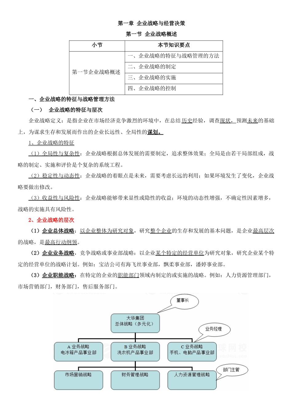 中级经济管理学及财务知识分析课程讲义_第1页