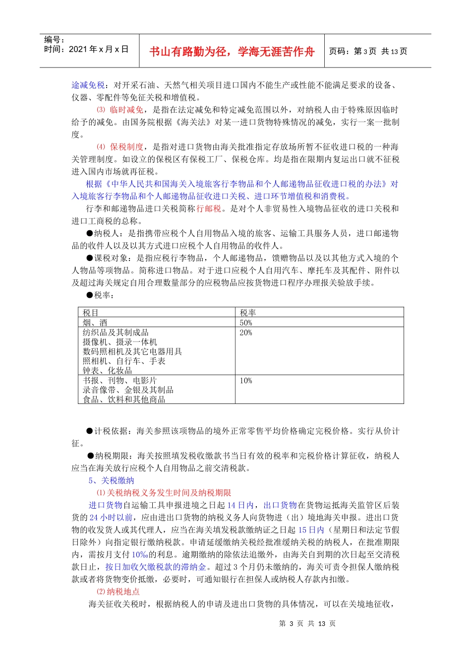 财务会计与纳税管理知识教学辅导_第3页