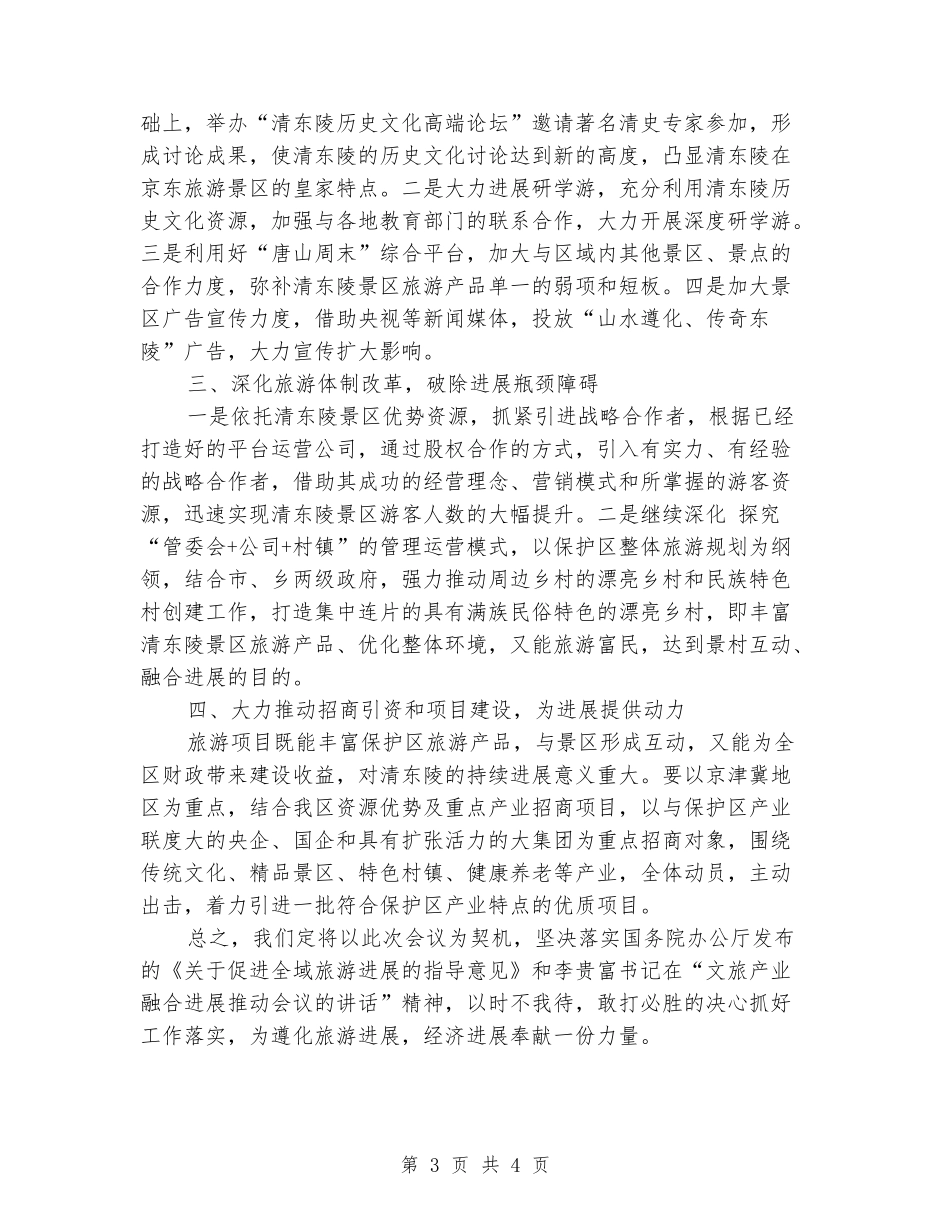 文旅产业融合发展推进会心得体会_第3页