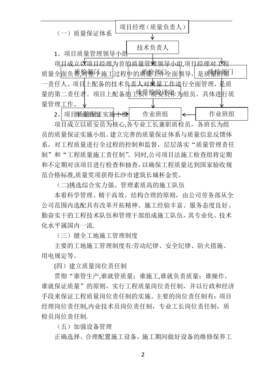 质量保证措施及创优计划_第2页