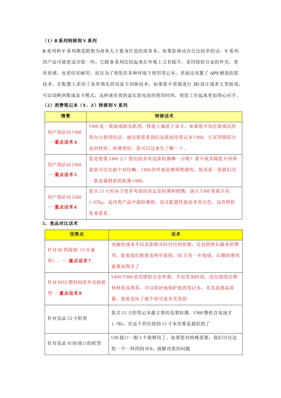 商用笔记本销售手册—产品话术_第3页
