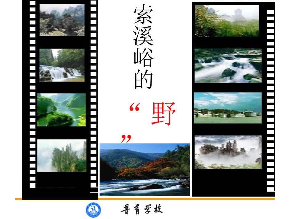 《索溪峪的野》课件 (2)_第1页