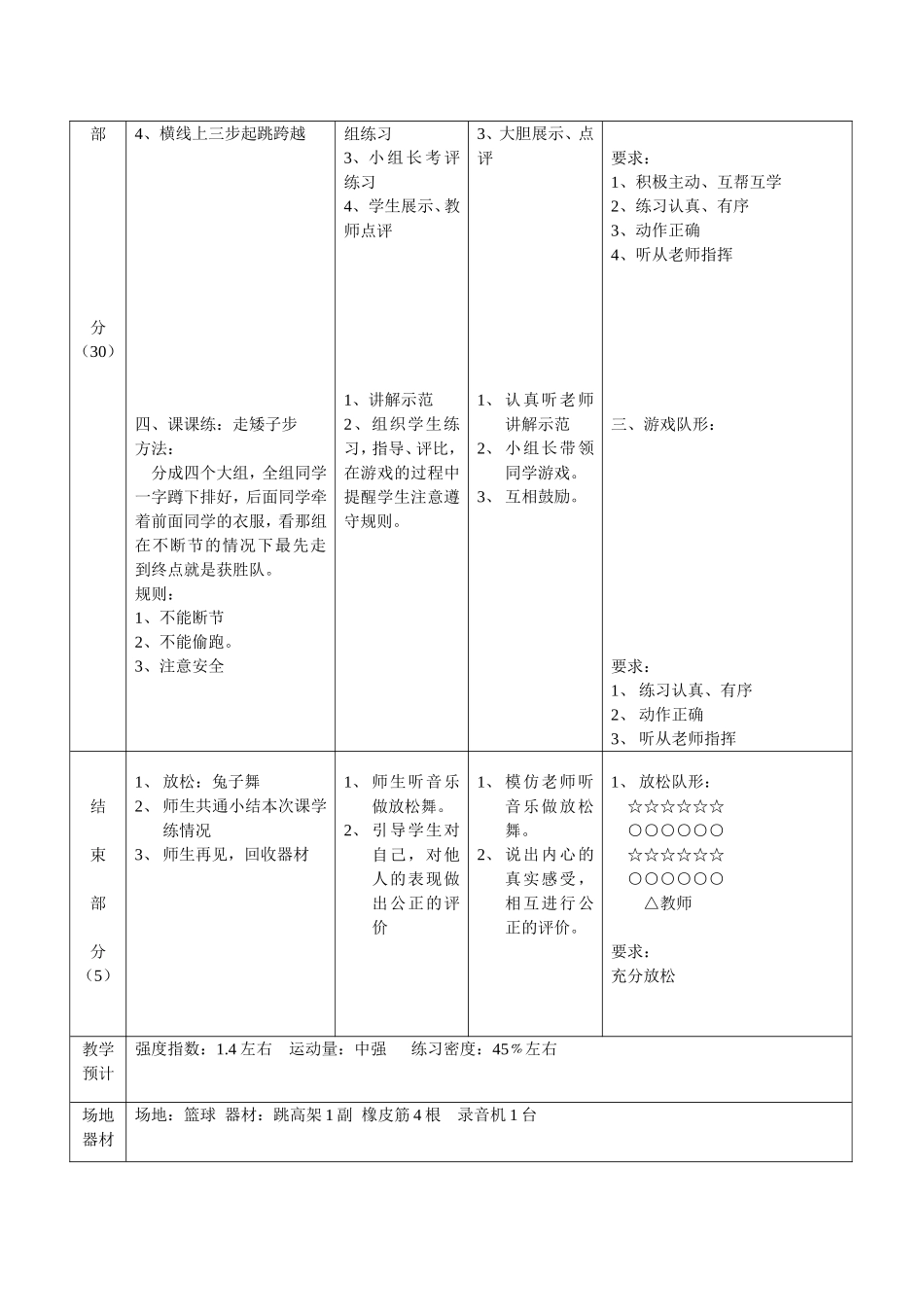 水平三教案跨越式跳高文档3_第2页