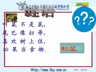 《跑进家来的松鼠》PPT课件