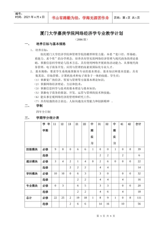06网络经济学090727
