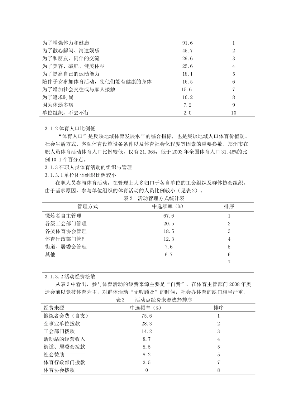 郑州市在职人员体育活动现状调查与分析_第2页
