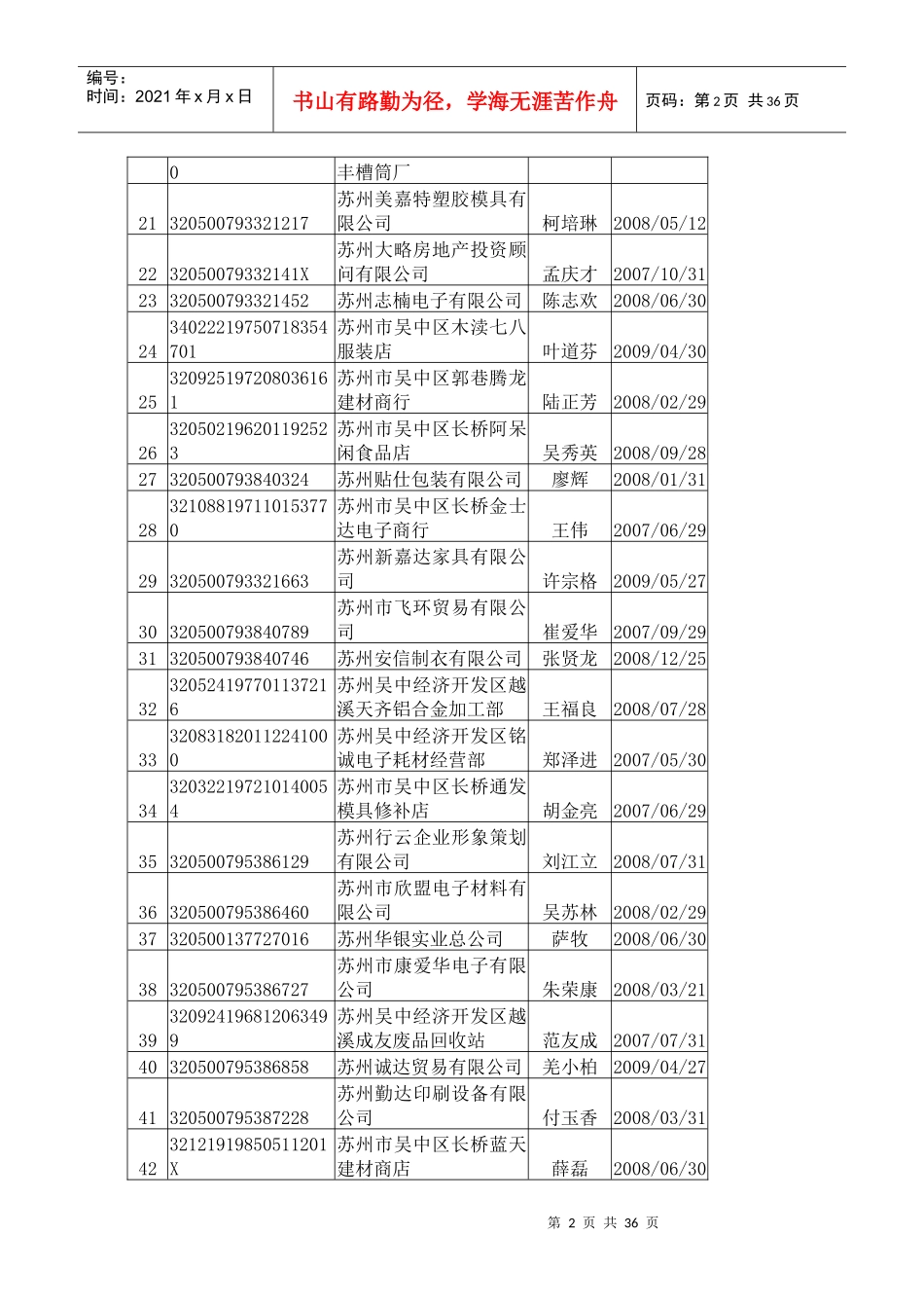 以下纳税人的税务登记证件已失效_第2页