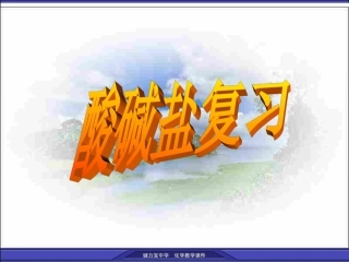 初三化学下学期酸碱盐123456