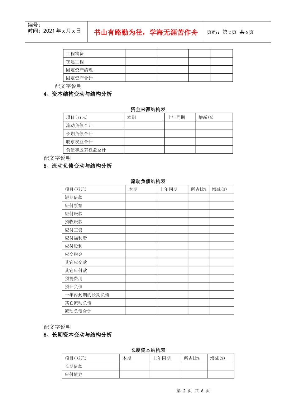 某集团公司财务分析模板_第2页