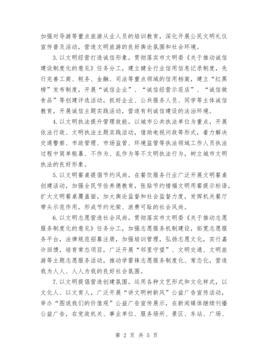 2024全市精神文明建设工作要点与2024全年消防安全工作计划范文汇编_第2页