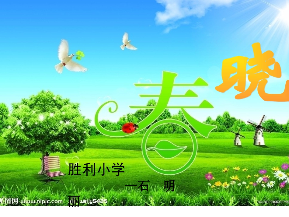 《春晓》石明丽_第1页