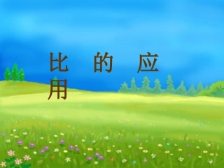 比的应用 (2)