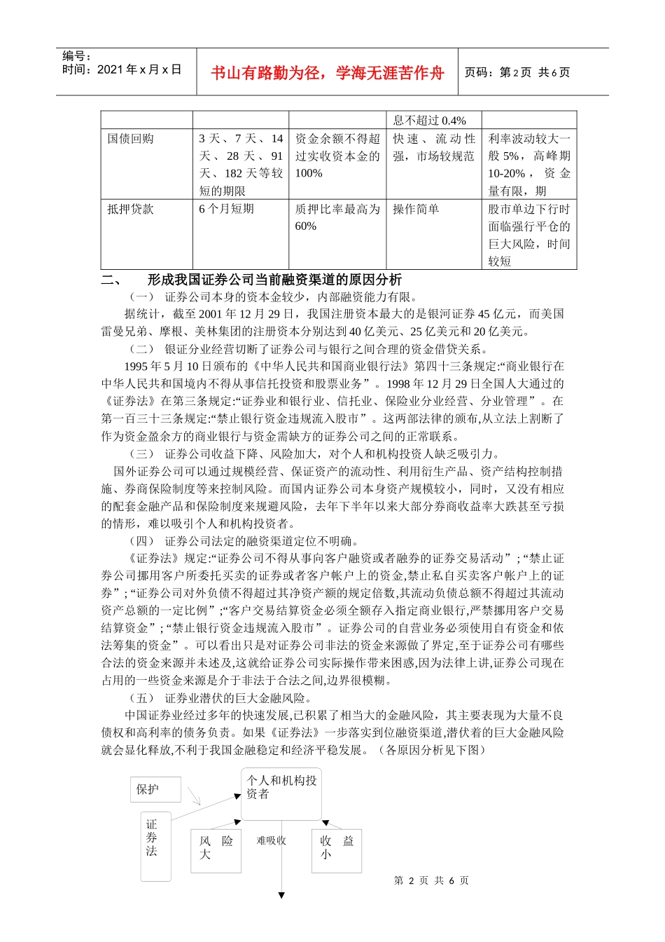 证券公司融资渠道研究(doc 10)_第2页