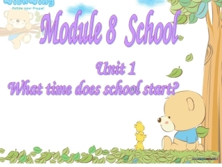 新标准英语五年级上册Whattimedoesschoolstart？课件