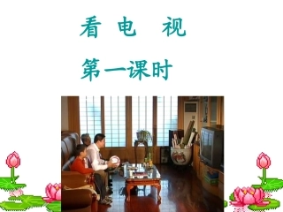 看电视(3)课件