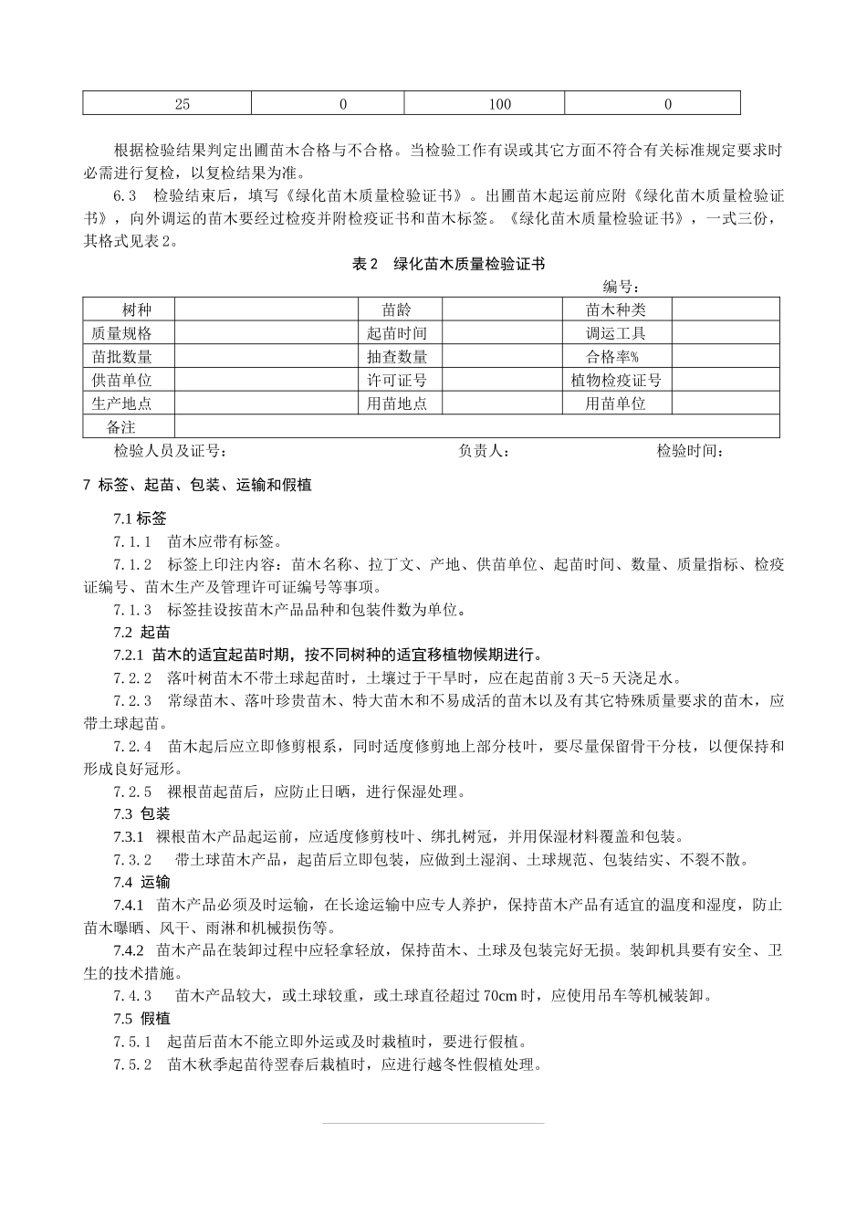 主要绿化树种苗木质量(征求意见稿)_第3页