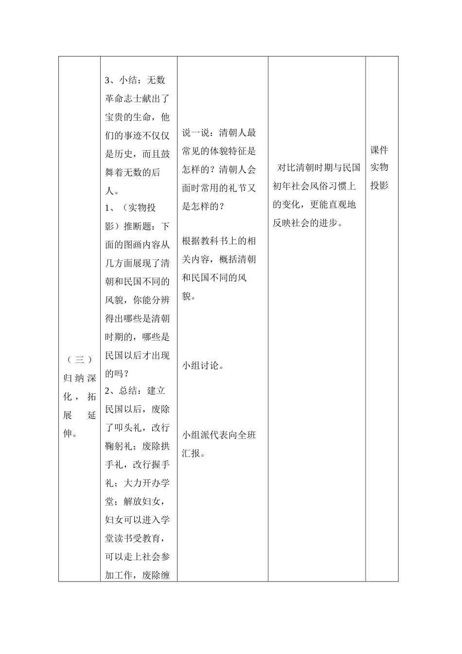 2024-2024年北师大版品德与社会五下《天下为公》教学设计_第3页