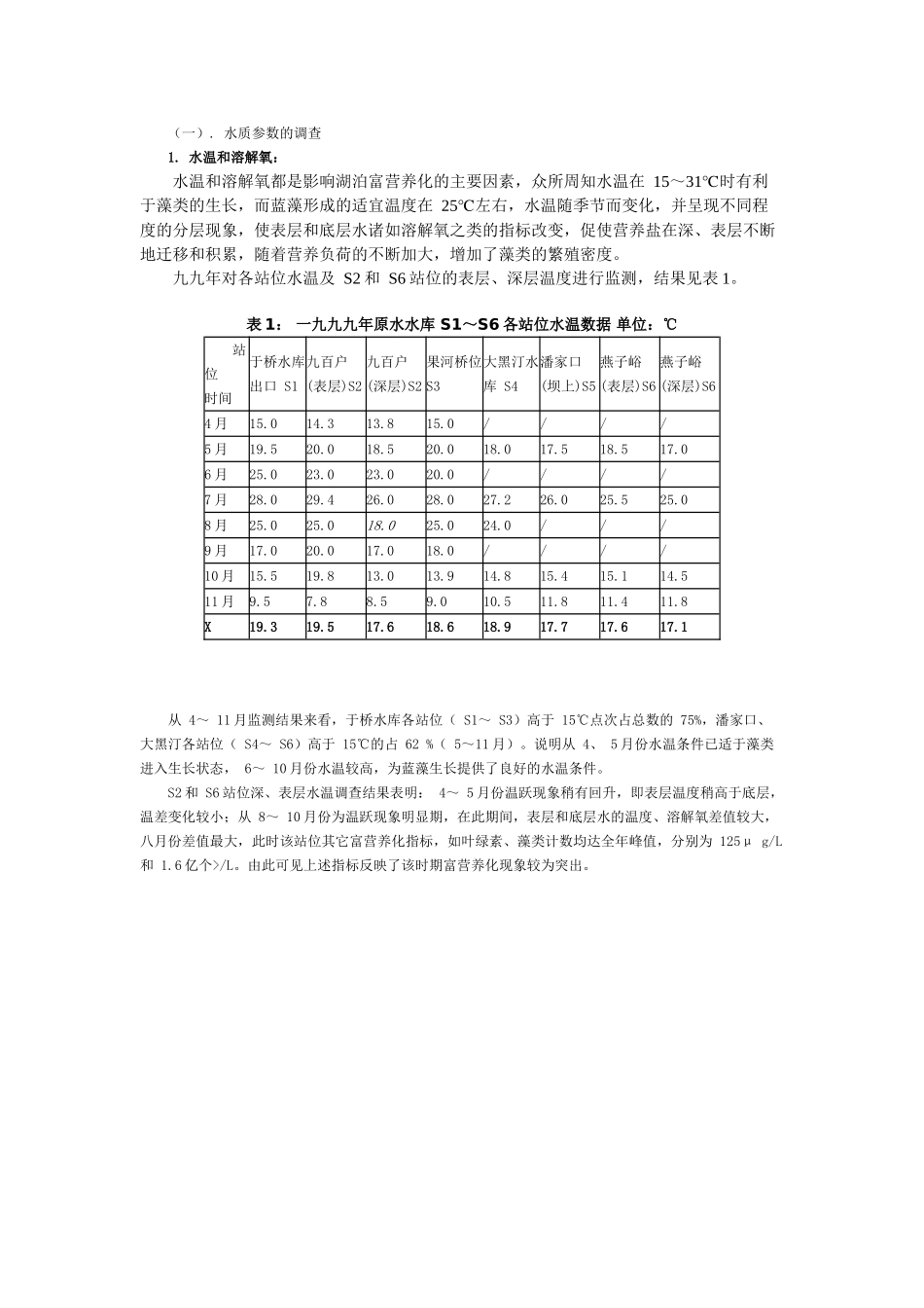 原水藻类监测及富营养化状况的调查_第3页