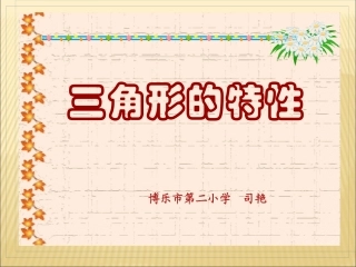 三角形的性质课件 (2)