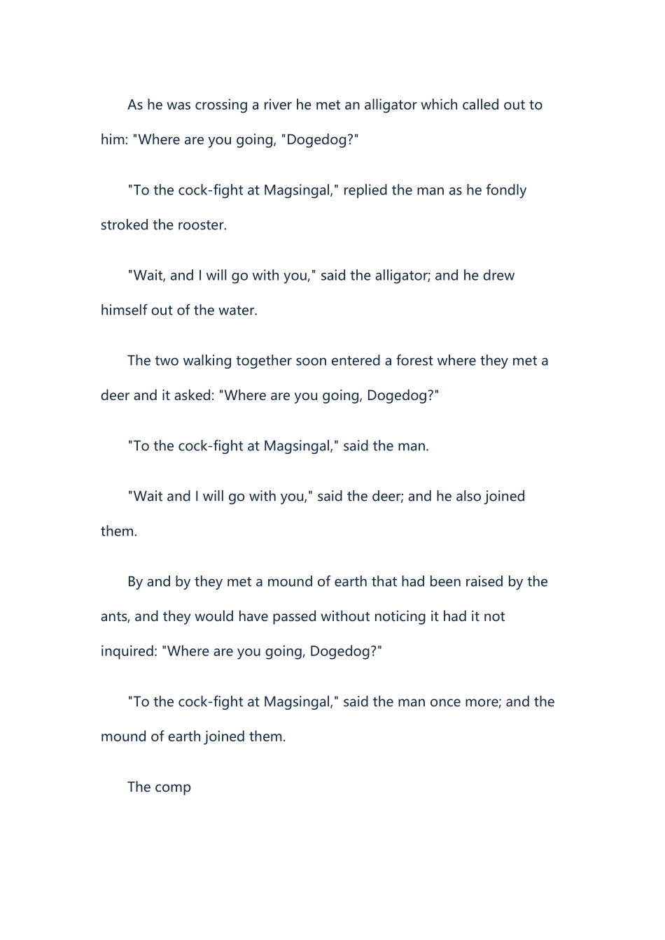 英语民间故事Dogedog_第3页