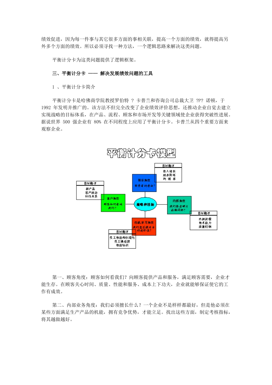 应用平衡计分卡管理企业综合绩效85254_第2页