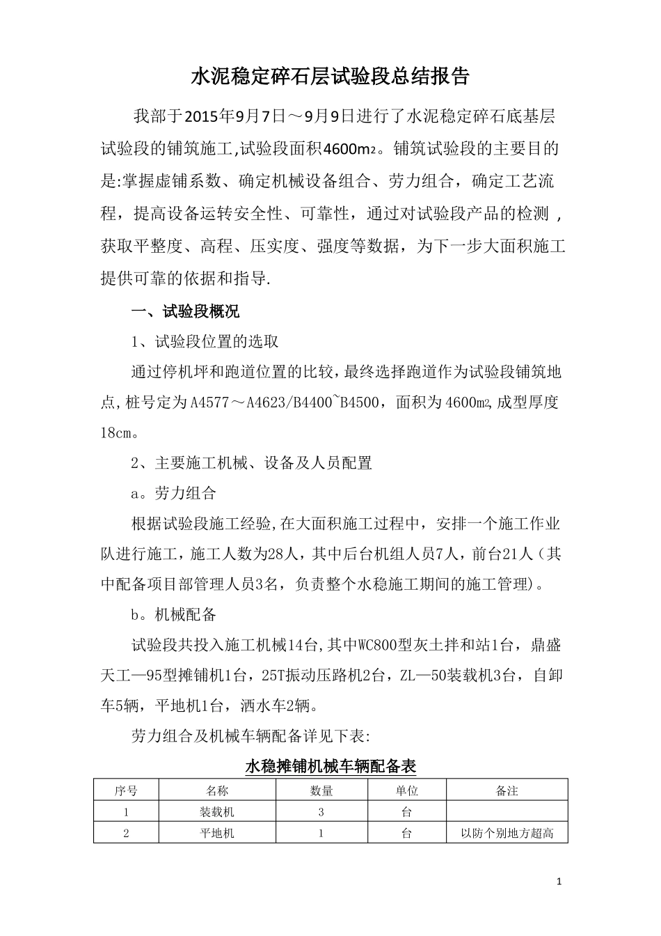 水泥稳定碎石基层施工总结报告_第2页