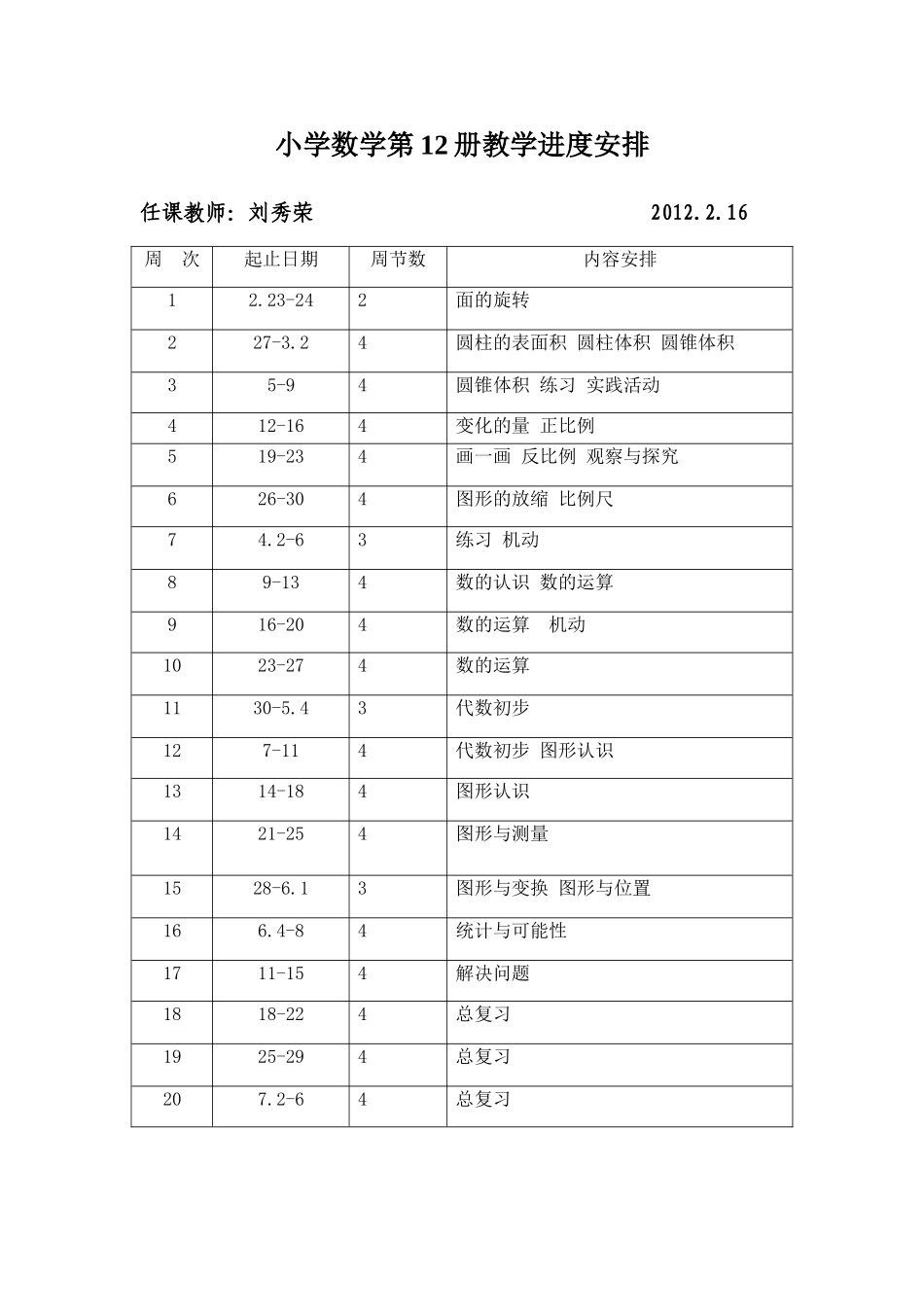 北师大版小学数学第十二册汇总_第2页