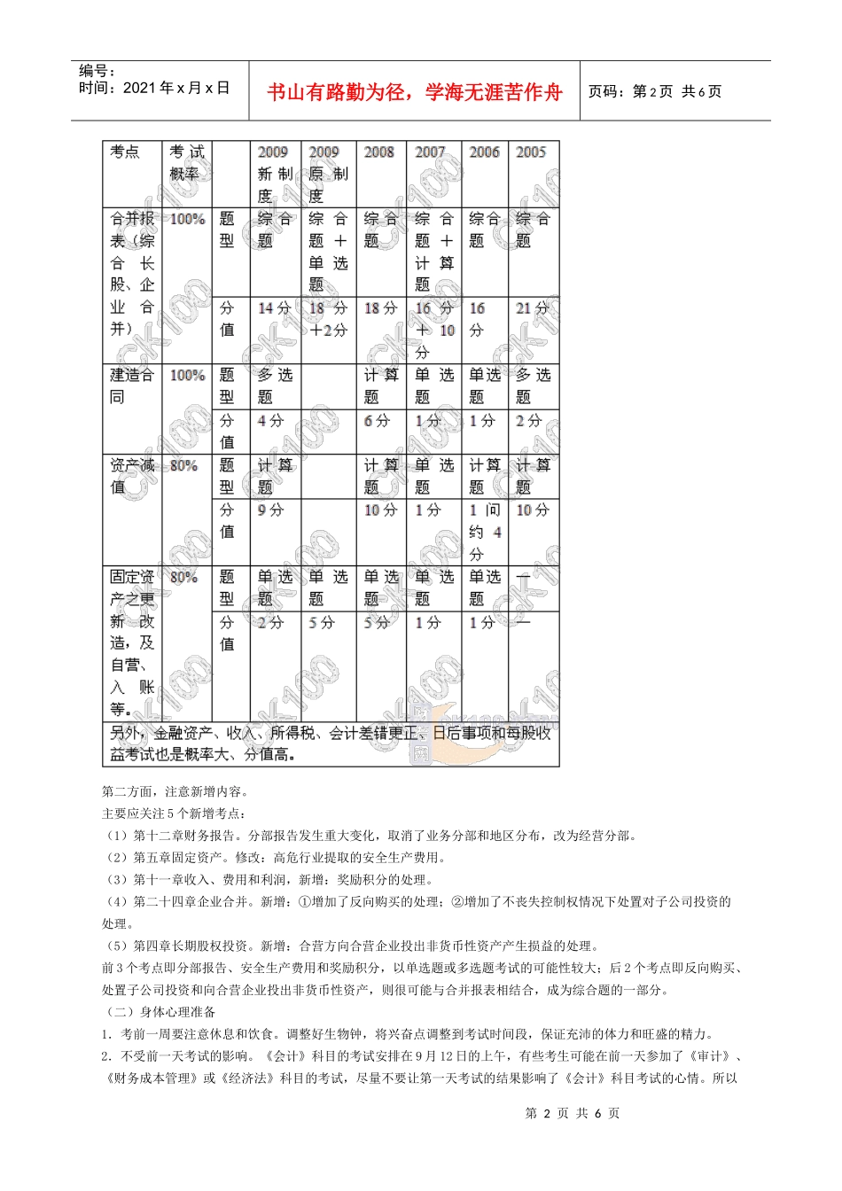 会计应试技巧讲义_第2页