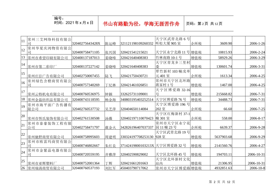 常州市国家税务局走逃_第2页