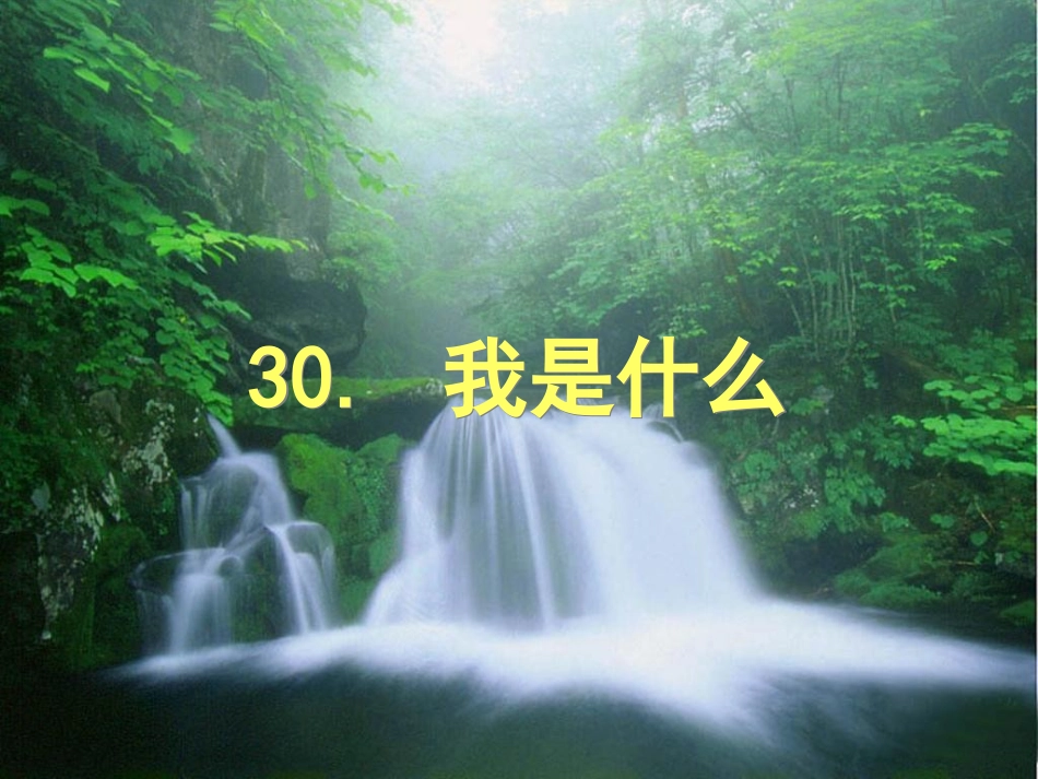 二年级语文课件《我是什么》_第1页