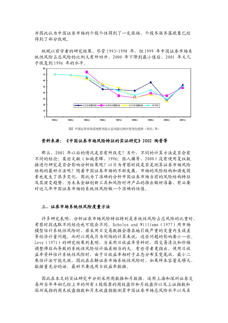 中国证券市场系统性风险特征的实证研究_第3页