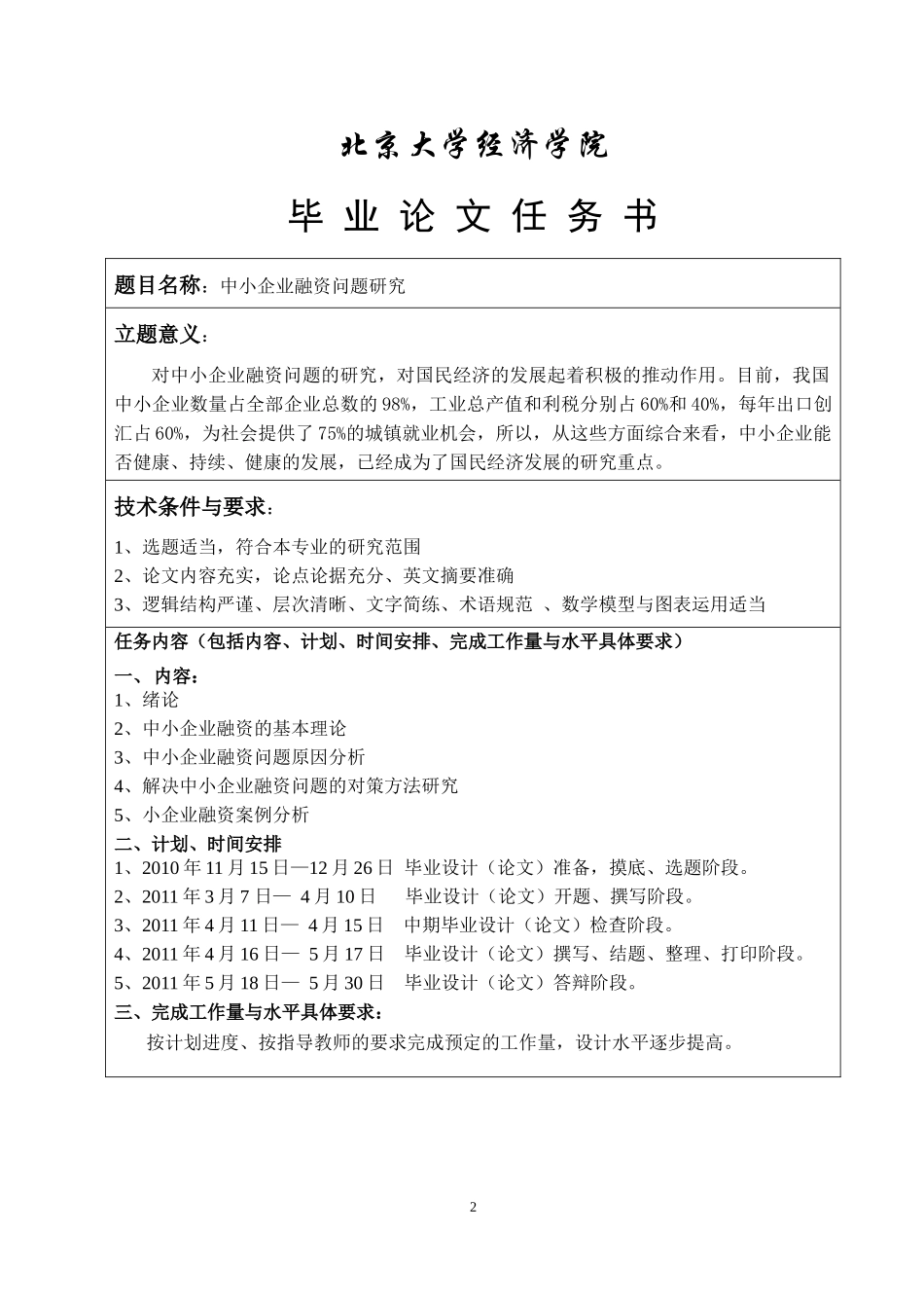 中小企业融资问题研究讨论文稿_第2页