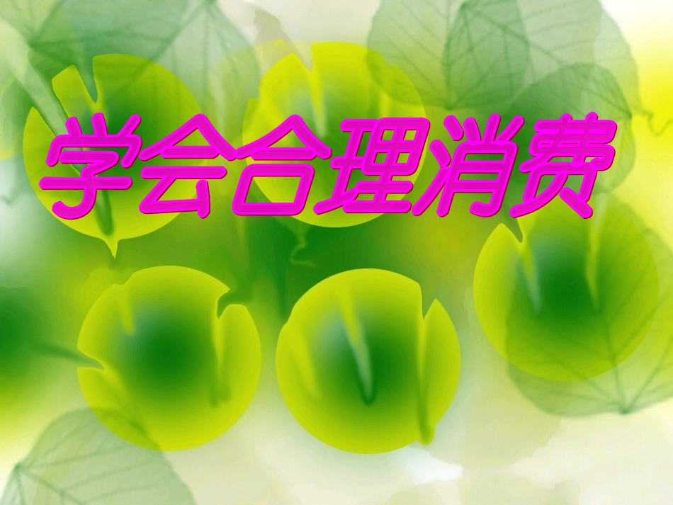 学会合理消费 (2)_第1页