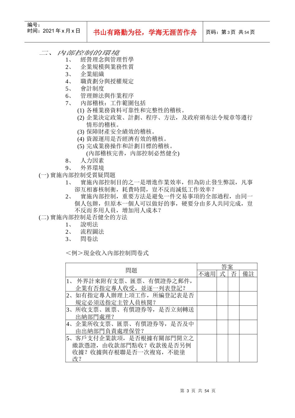 某管理顾问公司内稽内控_第3页