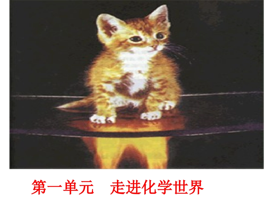 课题1物质的变化和性质_第1页