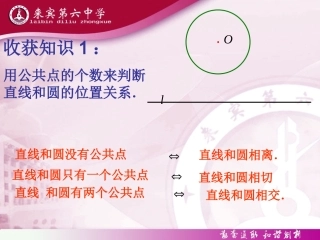 直线和圆的位置关系第1课时第4张后
