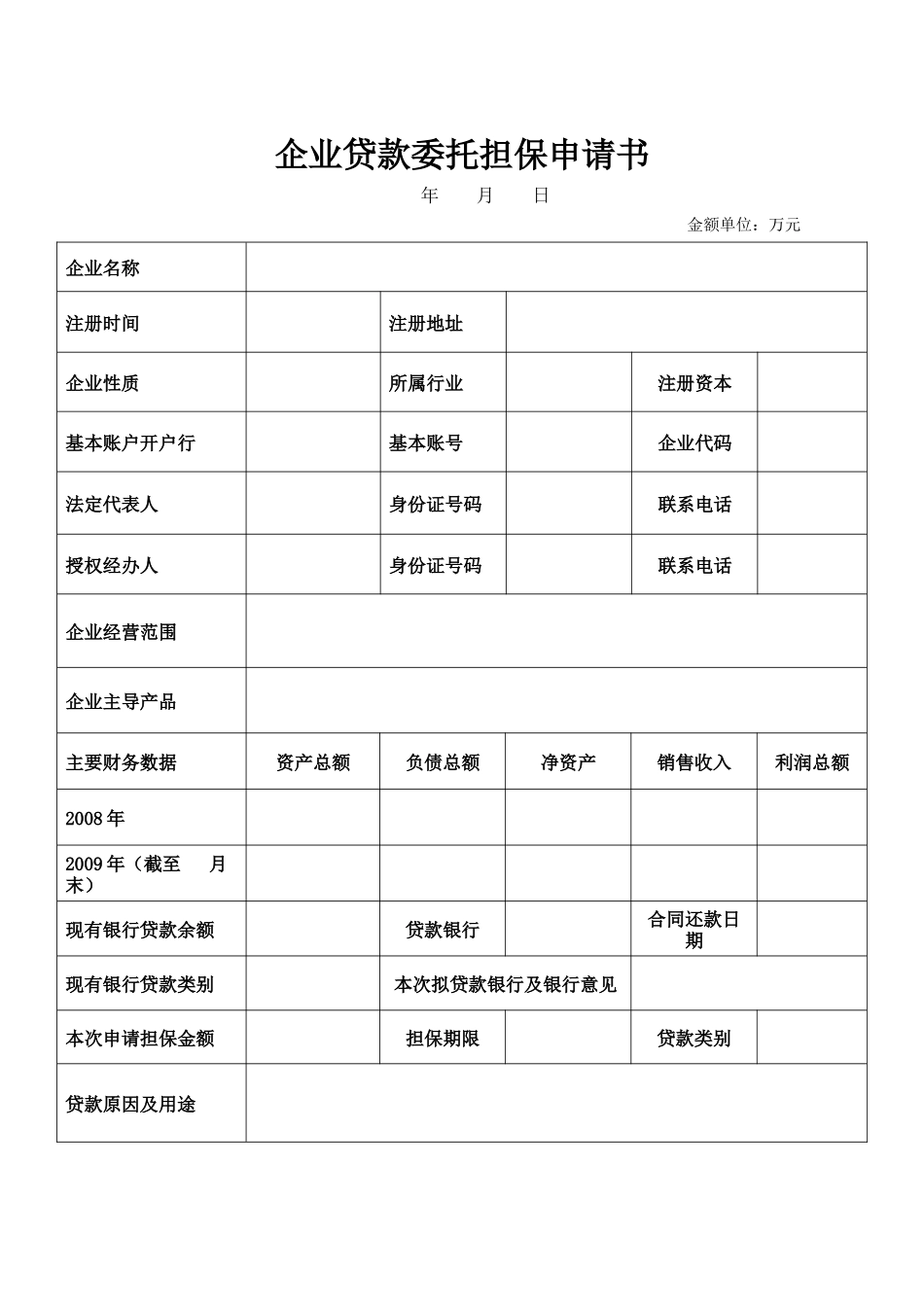 致：中嘉联合信用担保有限公司_第2页