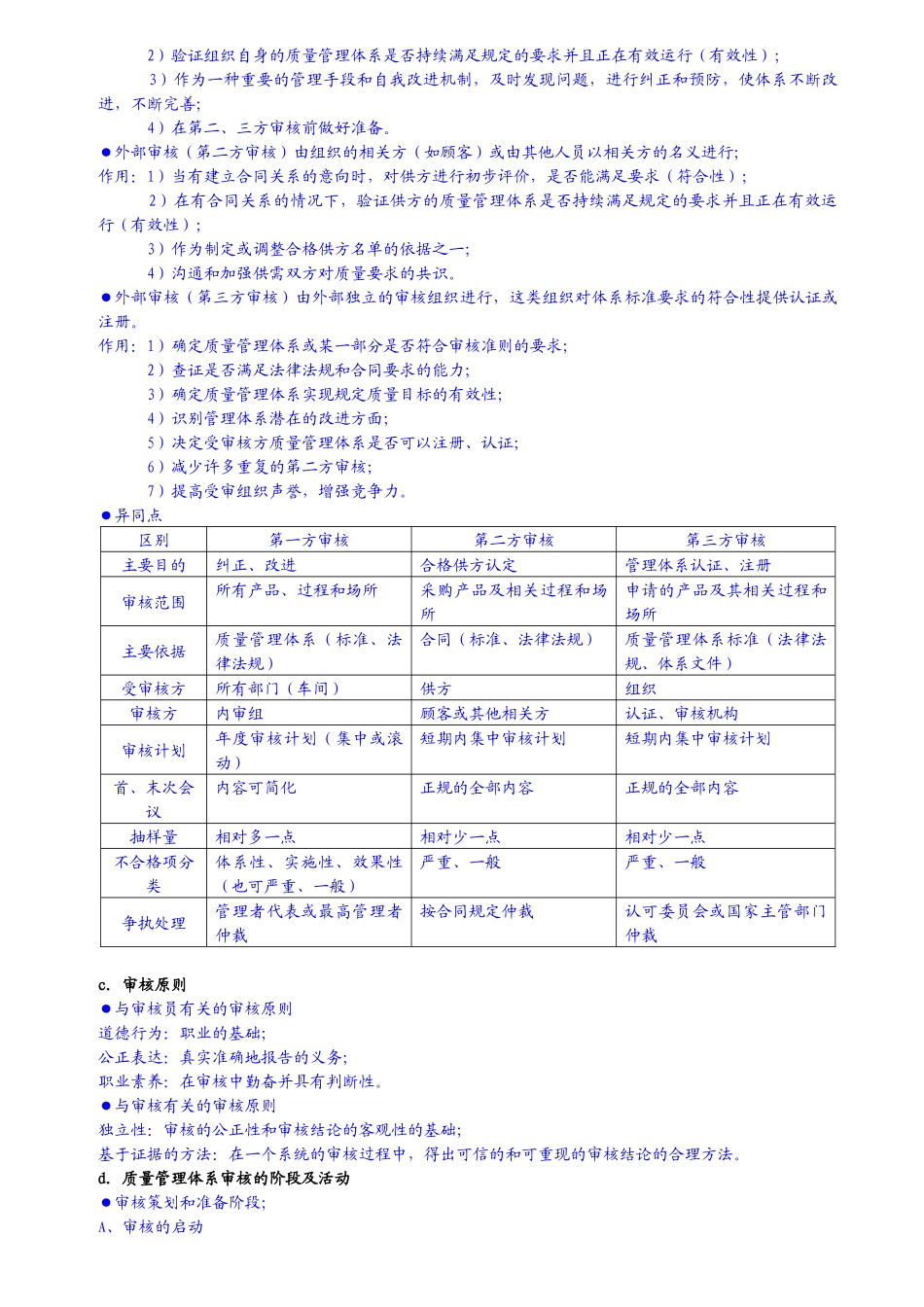 质量管理体系考试大纲审核部分_第3页