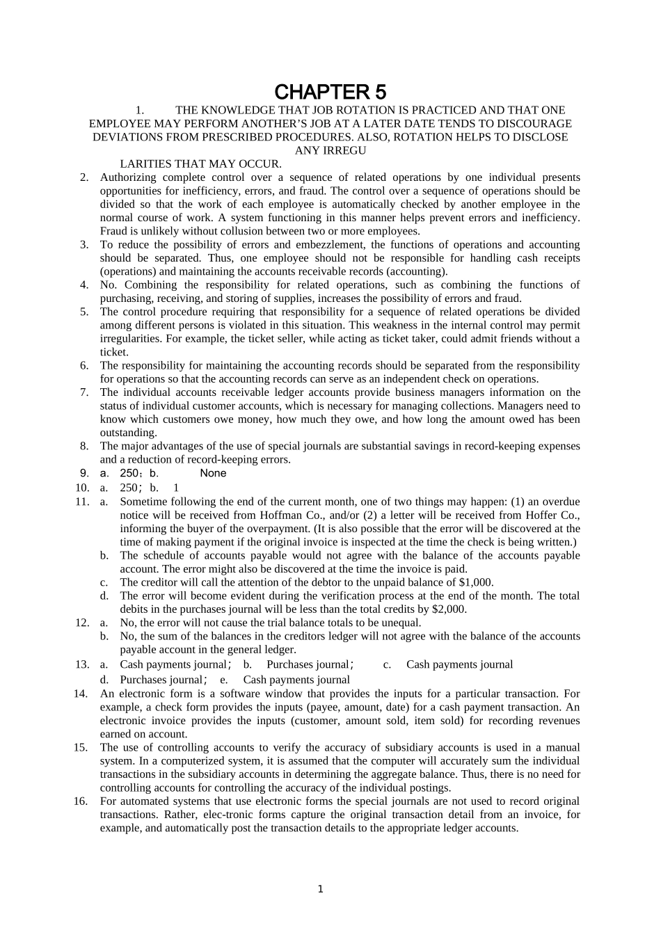 西方财务会计课后题5-8答案_第1页