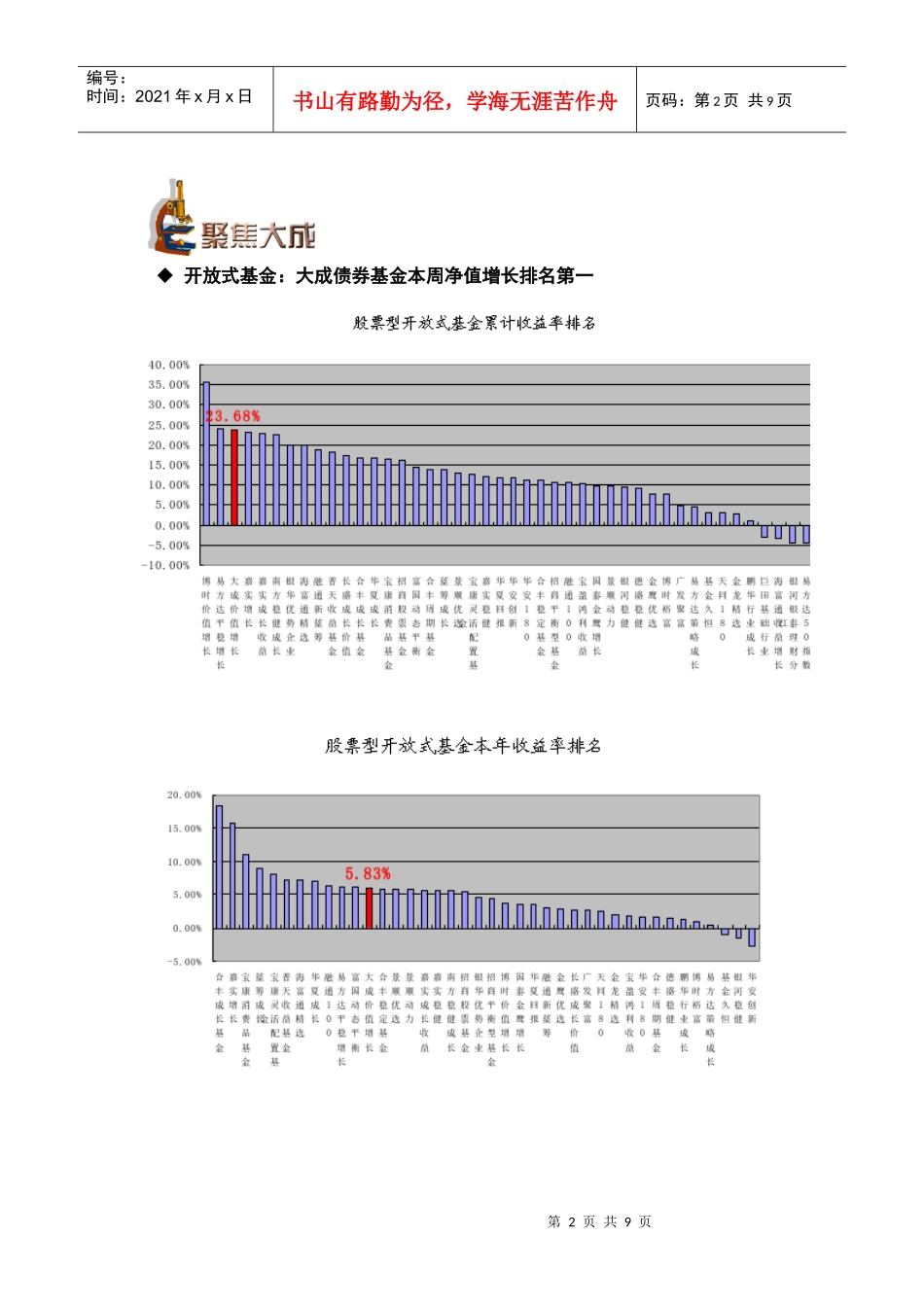 大成投资周刊_第2页