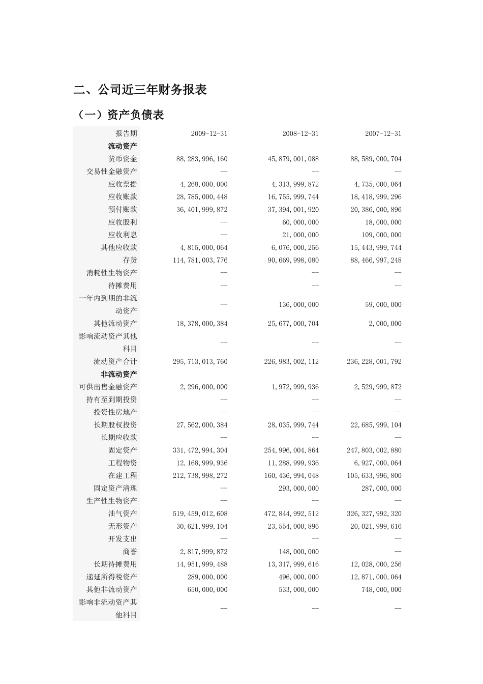 中国石油天然气公司财务分析报告_第2页