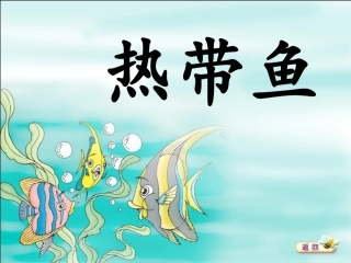 《热带鱼》教学课件