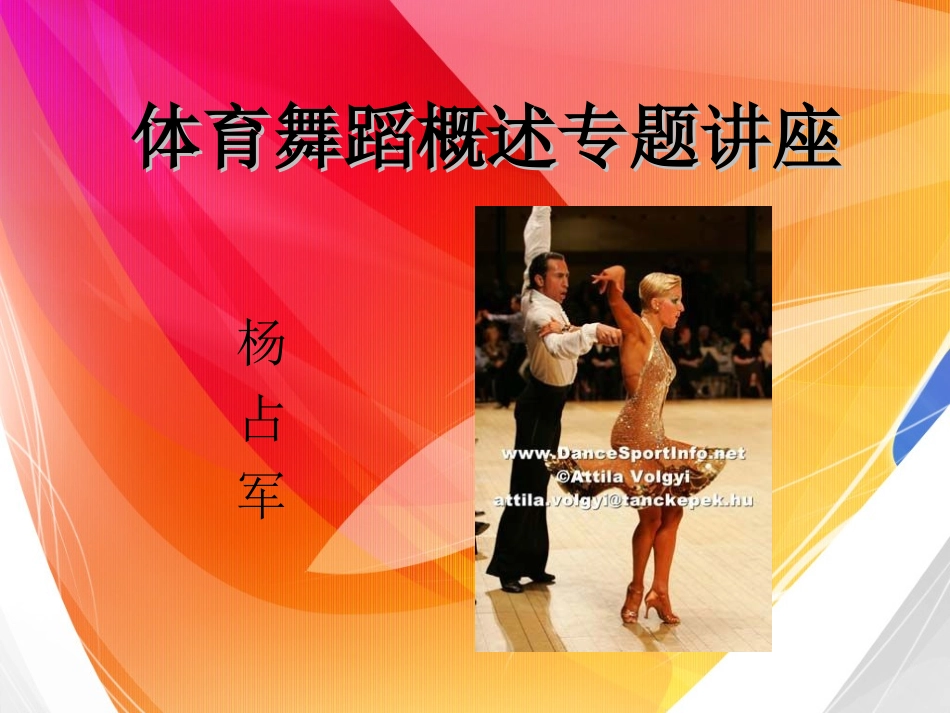 体育舞蹈概述及术语_第1页