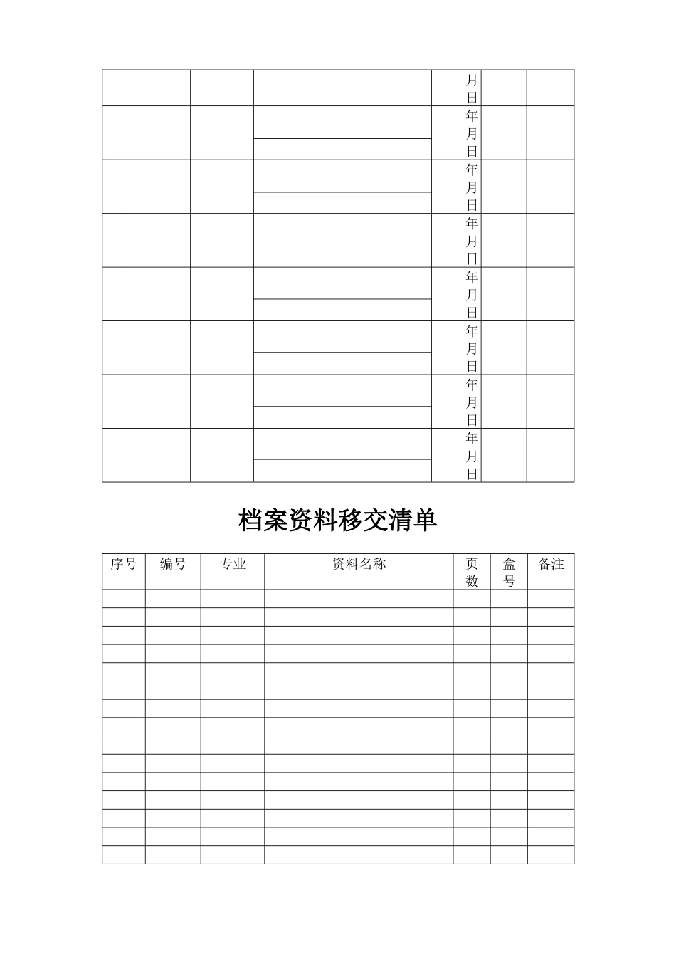 质量认证各种表格非常全面必备_第2页