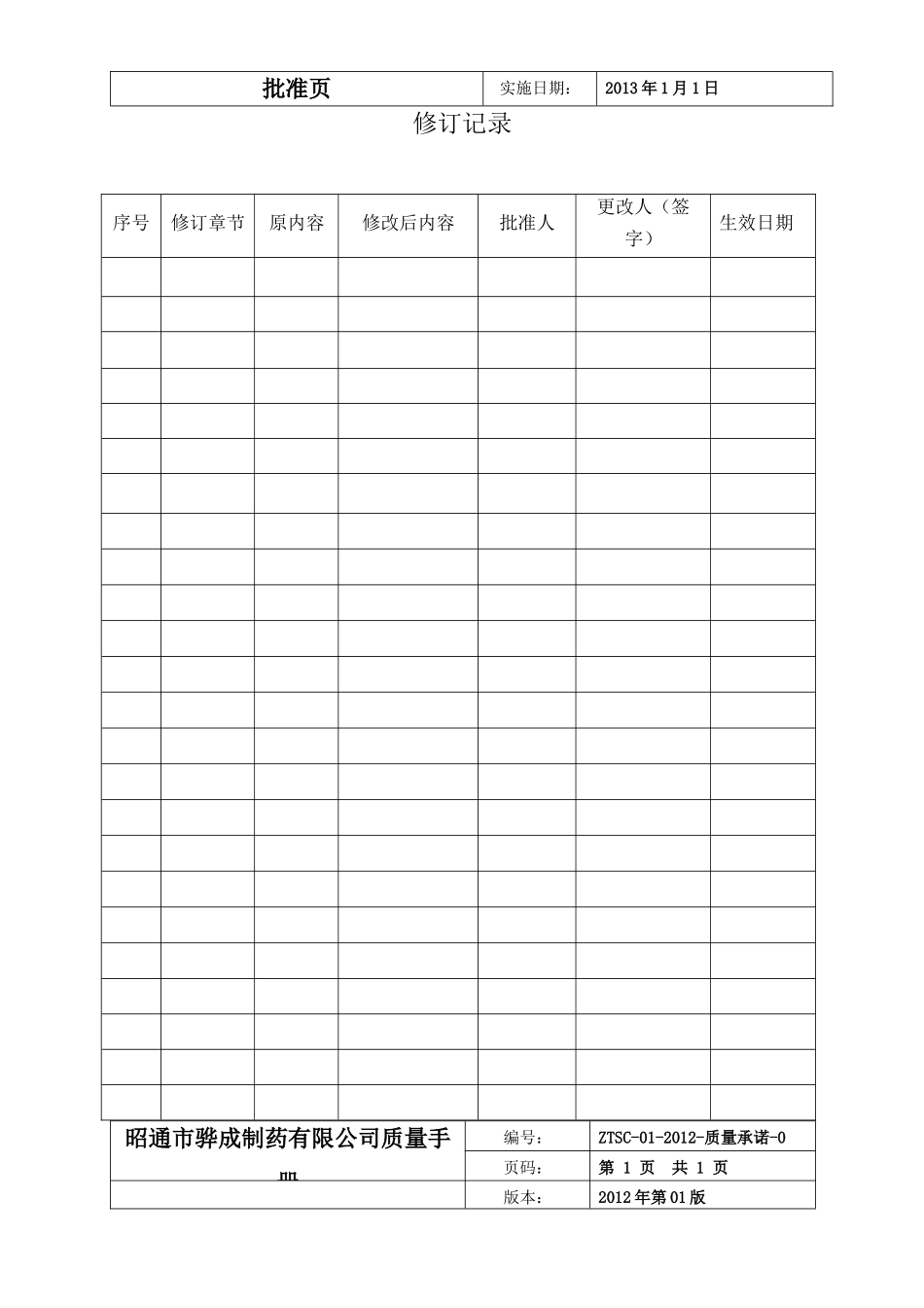 质量手册(骅成制药)_第3页