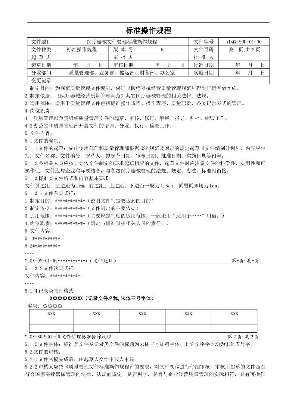 医疗器械质量体系规程_第2页