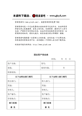 资004固定资产变动表OpCo